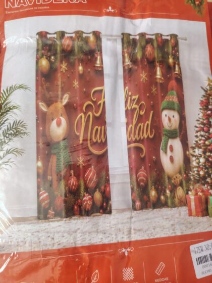 Cortinas Navideñas.
